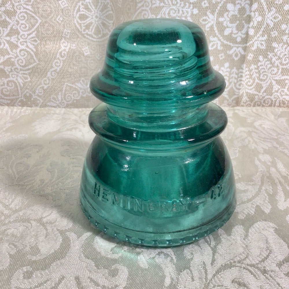 Vintage Aqua Hemingray - 42 Glass Insulator - Picture 1 of 7
